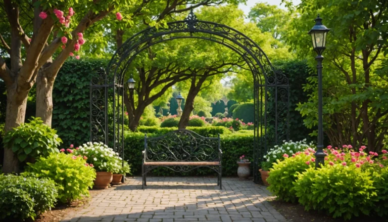 jardin fer forgé