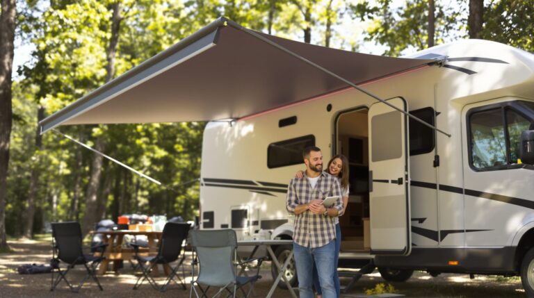store banne pour camping car