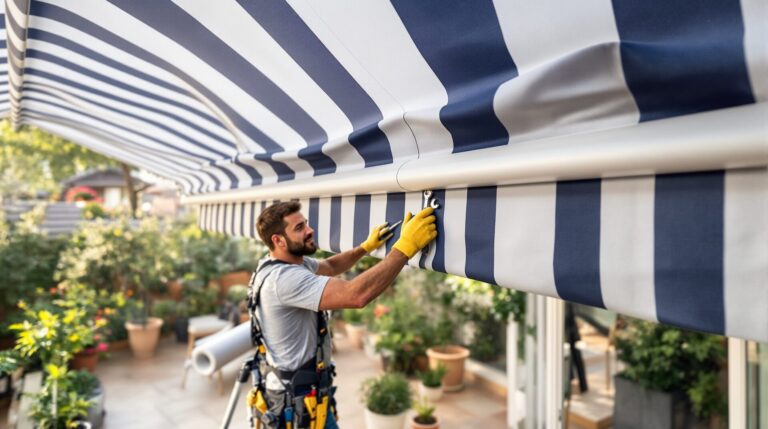 comment changer la toile d'un store banne