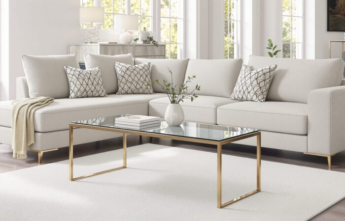 table basse en verre design