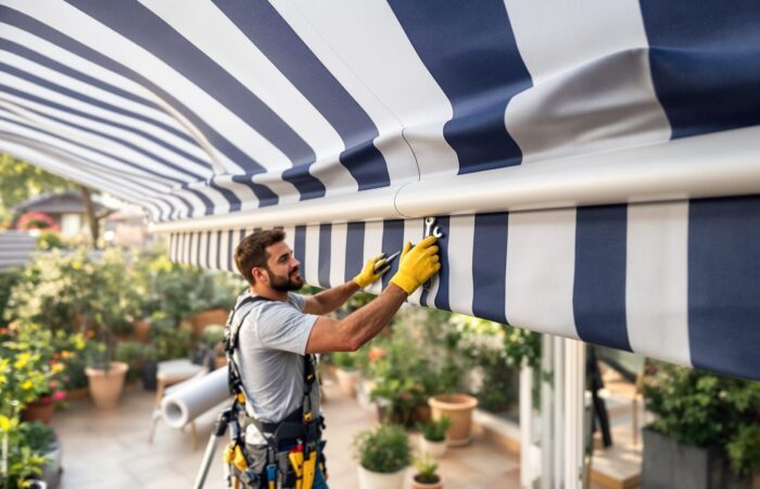 comment changer la toile d'un store banne