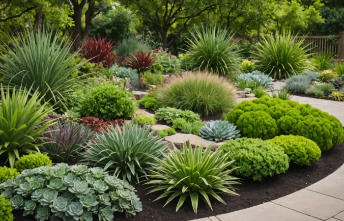 aménager un petit parterre près de la terrasse