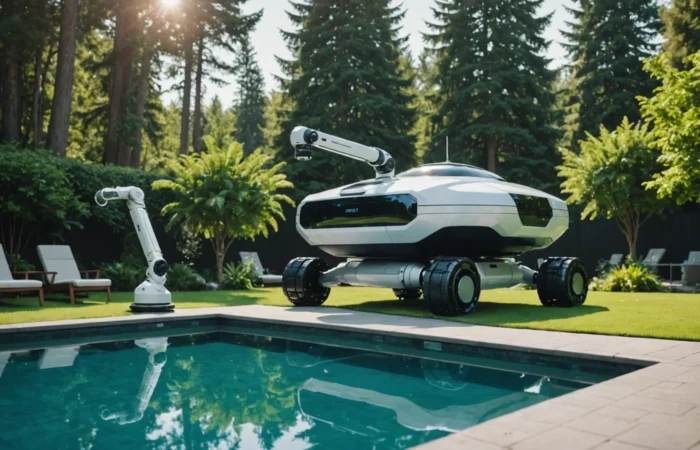 robot piscine hors sol fond et parois