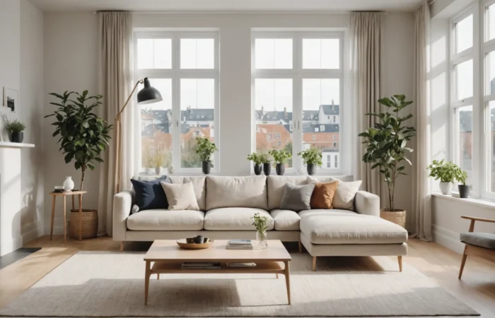 canapé scandinave design